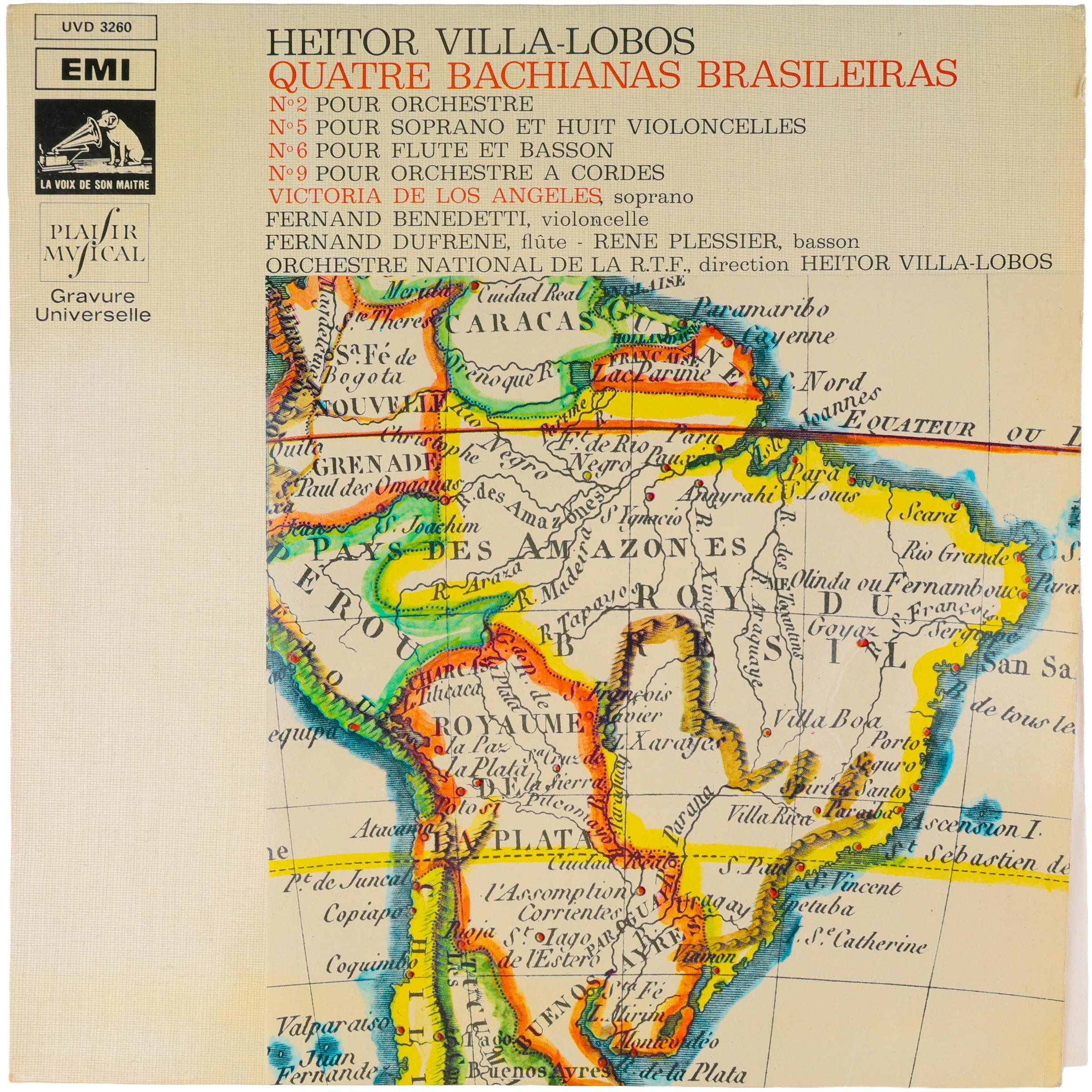 VILLA-LOBOS — QUATRE BACHIANAS BRASILEIRAS (VICTORIA DE LOS ANGELES)