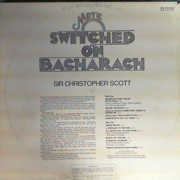 Christopher Scott — More Switched On Bacharach