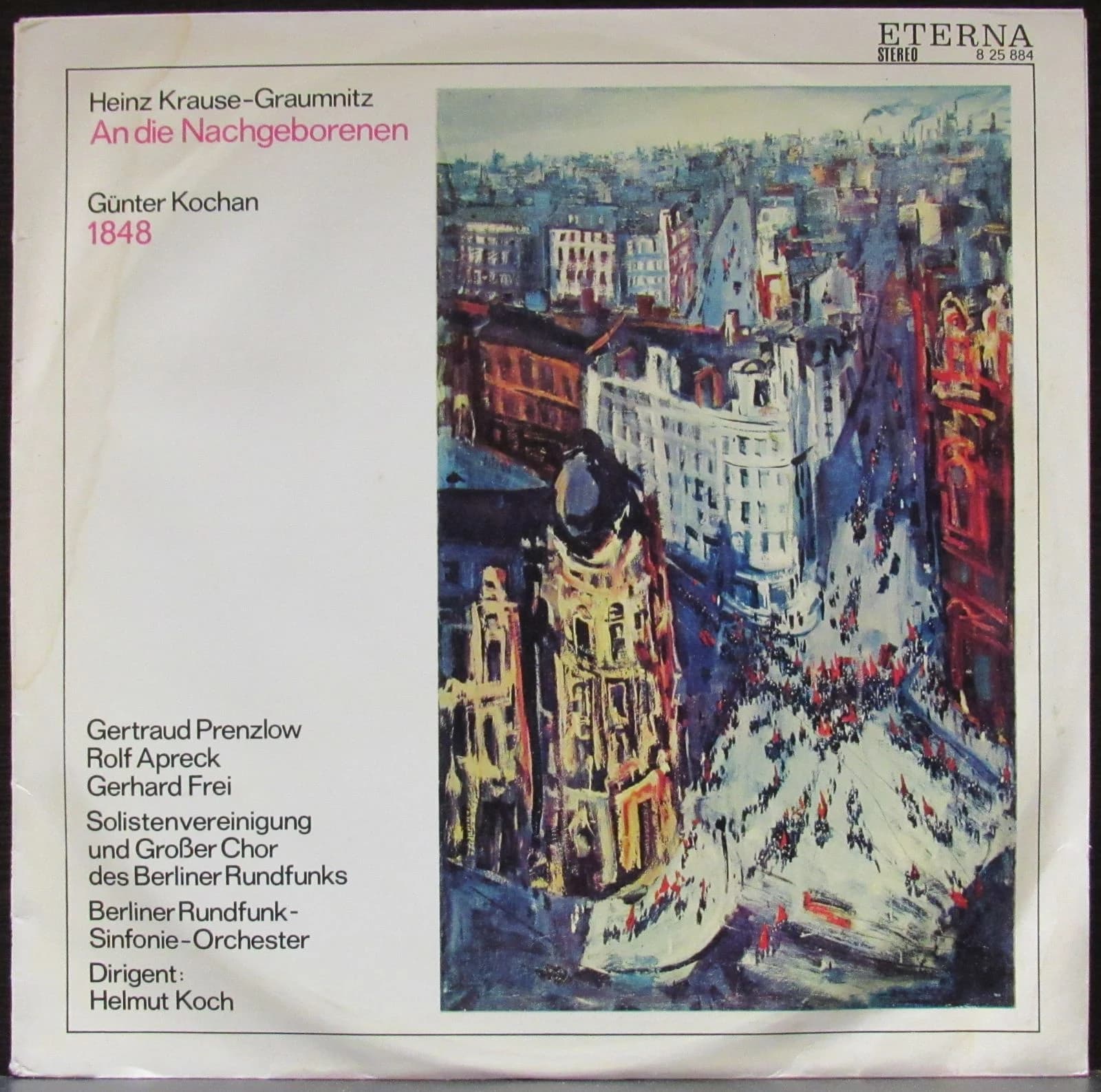 Krause-Graumnitz/Kochan Gunter — An Die Nachgeborenen