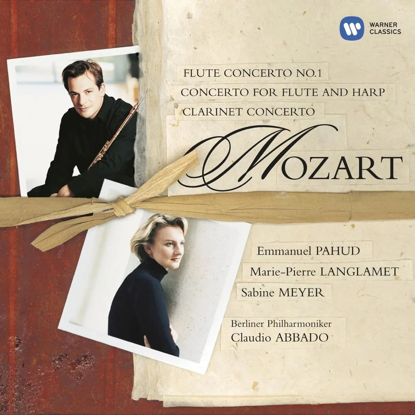 Emmanuel Pahud & Marie-Pierre Langlamet — Mozart: Concerto For Flute & Harp/ Clarinet Concerto