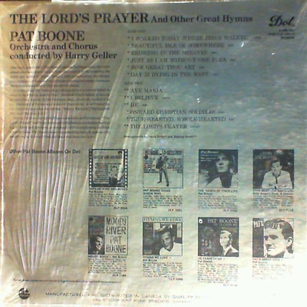 Boone Pat — Lord's Prayer And Other Great Hymns