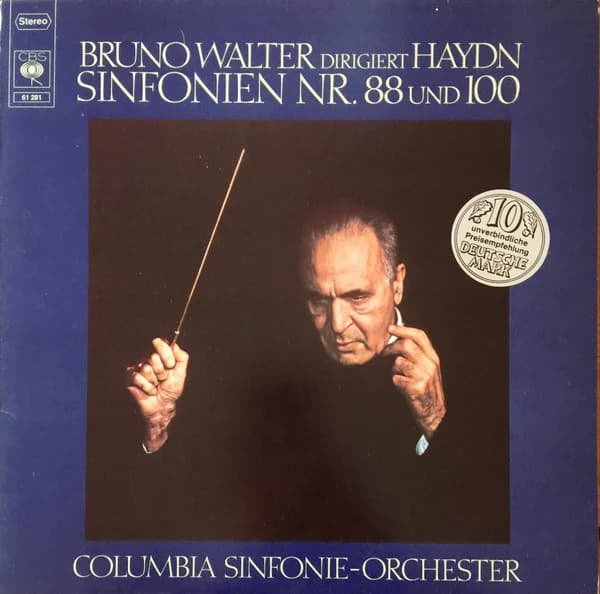 BRUNO WALTER HAYDN — Symphony No. 88 In G Major / Symphony No. 100 In G Major (Military)
