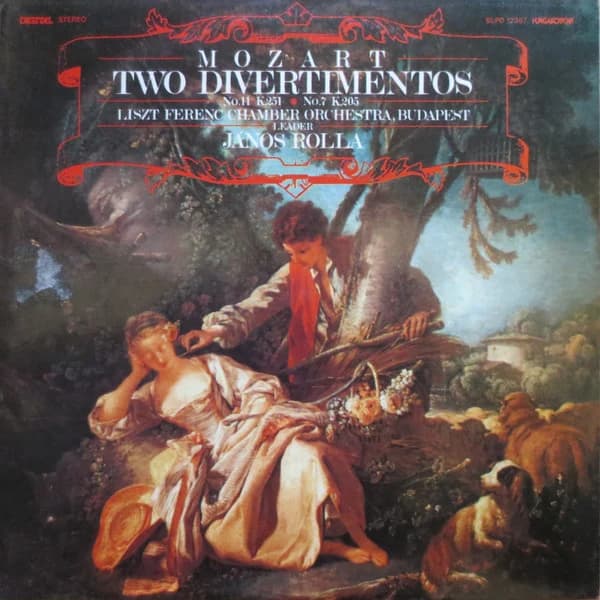 MOZART JANOS ROLLA — Two Divertimentos No.11 K.251 / No. 7 K.205