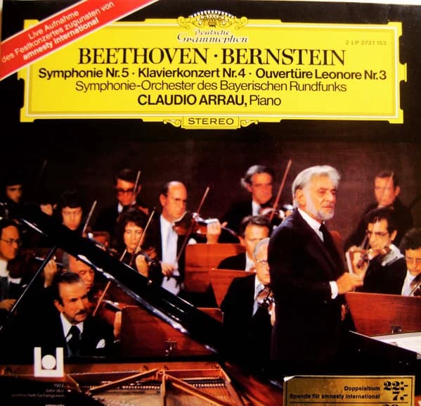 BEETHOVEN BERNSTEIN — Symphonie Nr. 5 · Klavierkonzert Nr. 4 · Ouvertüre Leonore Nr. 3