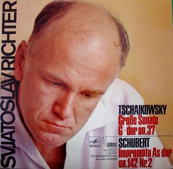 RICHTER TCHAIKOVSKY SCHUBERT — Grosse Sonate G Major, Op. 37 - Impromptu Op. 142 Nr. 2