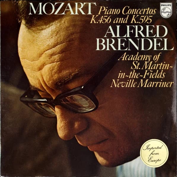 Mozart, Alfred Brendel — Piano Concertos K.456 And K.595