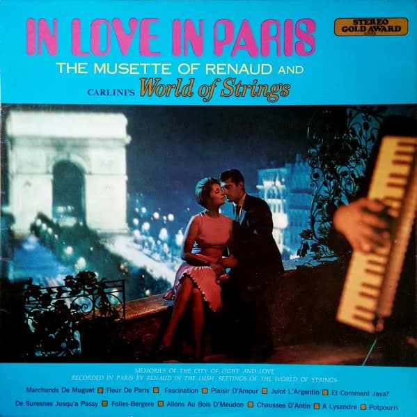 Renaud And Carlinis World Of Strings — In Love In Paris 1970 UK