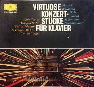 VIRTUOSE KONZERTSTUCKE FUR KLAVIER — MOZART BEETHOVEN WEBER CHOPIN SCHUMANN RACHMANINOFF