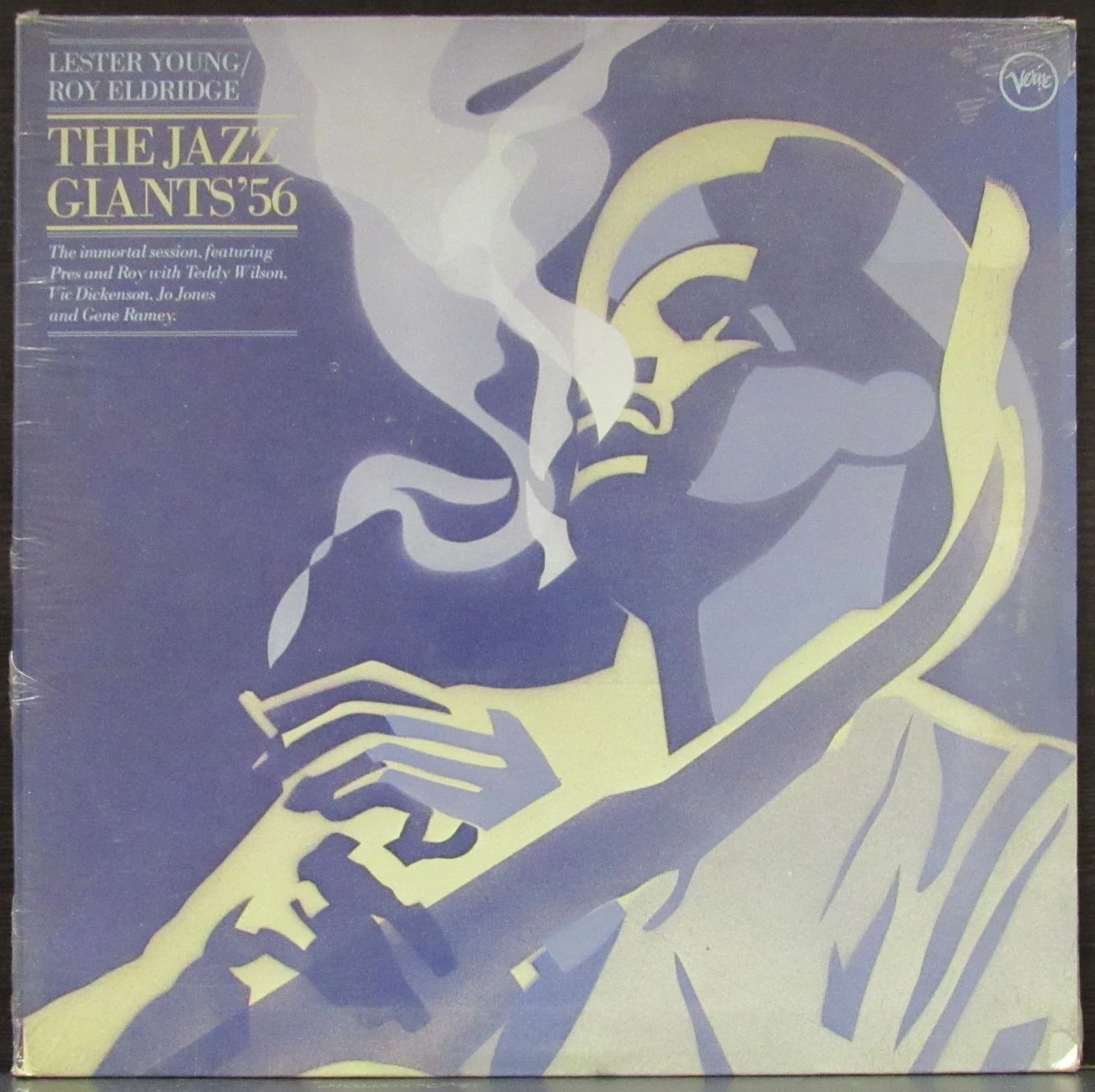 Lester Young , Teddy Wilson , Roy Eldridge , Vic Dickenson , Jo Jones , Freddie Green , Gene Ramey — The Jazz Giants '56